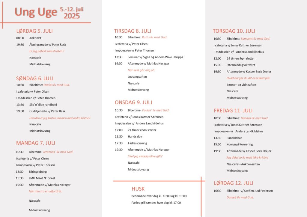 Program uge 28